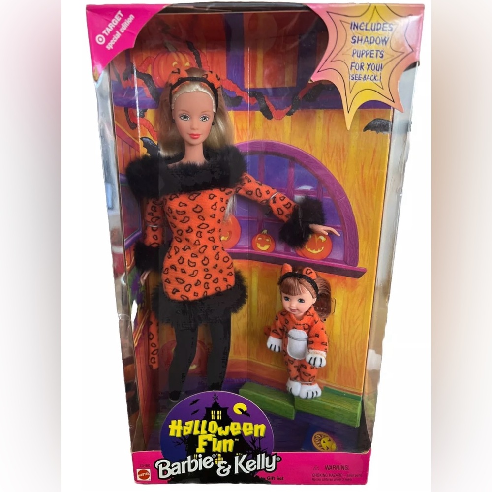 Halloween Fun Barbie & Kelly Gift Set Target Special Edition 1998 NRFB